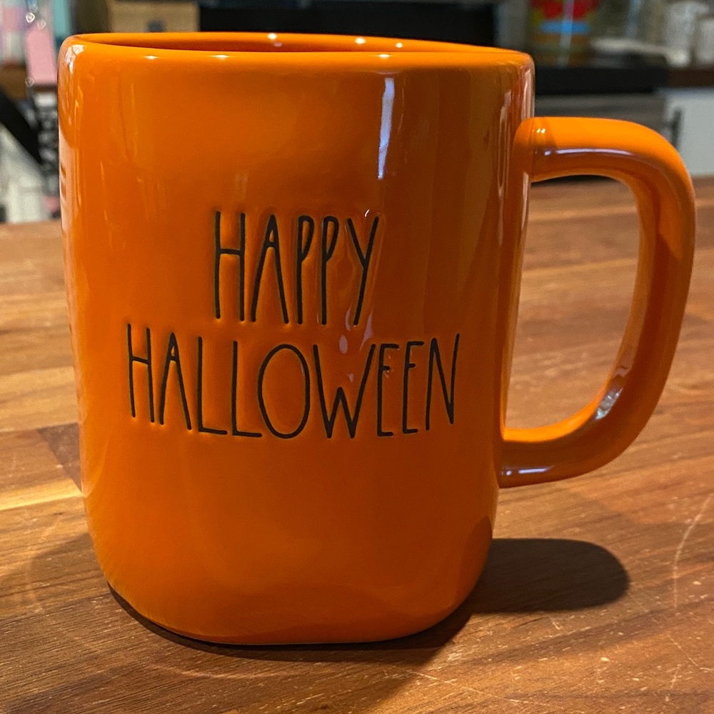Rae Dun Orange ‘Happy Halloween’ Mug